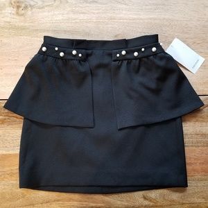 🆕️ Zara Pearl Mini Peplum Skirt